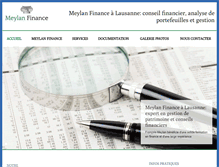 Tablet Screenshot of meylan-finance.ch